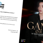 Game Orarig’s First Solo Fan Meeting in Manila Cancelled